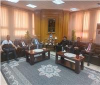 رئيس جامعة المنيا يستقبل وفدا من الكنيسة وأعضاء مجلس النواب