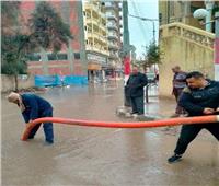 أمطار ورياح شديدة على مدن وقرى محافظة الشرقية 