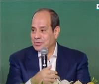الرئيس السيسي: الدولة والمصريون يستطيعون التغلب على جميع التحديات معًا