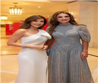 نانسي عجرم تتألق في حفل خيري بالأردن بحضور الملكة رانيا