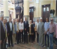 مصطفى وزيري يشارك في افتتاح مسجد سيدي شبل بالمنوفية | صور