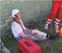 دمار وجرحى القصف الروسي على كييف اليوم