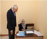 وزير التعليم يتفقد سير امتحان اللغة العربية للثانوية العامة للمكفوفين| صور