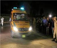 مصرع وإصابة 7 أشخاص في انقلاب سيارة ملاكي في بني سويف