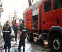 السيطرة على حريق داخل مقهى في منطقة باسوس بالقليوبية