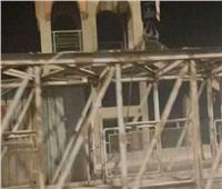 حدث ليلا.. سقوط كوبري مشاة بطريق «القاهرة- الإسماعيلية» الصحراوي | صور