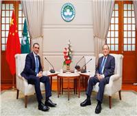 القنصل المصري العام فى هونج كونج يلتقي بالرئيس التنفيذى لمكاو