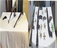 الأمن العام يضبط 8 عناصر إجرامية بأسلحة آلية وخرطوش في المنيا