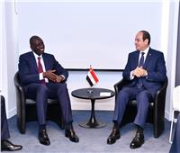الرئيس يؤكد حرص مصر على تعزيز العلاقات والتعاون الاستراتيجي مع كينيا