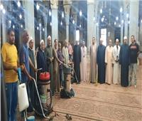 «أوقاف الغربية» تنظم حملات نظافة وتطهير بمسجد السيد البدوي بطنطا 