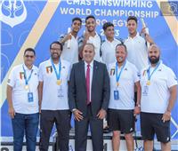 إنجاز تاريخي لمصر في بطولة العالم لسباحة الزعانف للناشئين