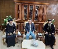 وفد الكنيسة يهنئ محافظ شمال سيناء بمناسبة عيد الأضحى المبارك