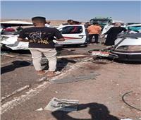 مصرع شخص وإصابة 29 آخرين في حادث تصادم على طريق «إدفو مرسى علم»| صور