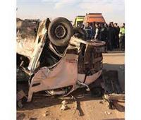 بالأسماء.. 4 جثث و 20 مصاباً في حادث الصحراوي الغربي في بني سويف