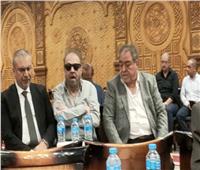 عمرو الليثي يؤدي واجب العزاء في رئيس إتحاد الإذاعة والتليفزيون الأسبق
