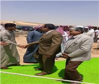 محافظ شمال سيناء يتفقد قرى مركز الحسنة