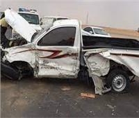 مصرع 3 أشخاص في حادث تصادم سيارة بطريق مصر إسكندرية الصحراوي