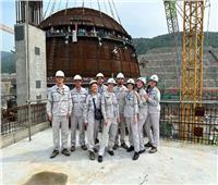 «روساتوم» تنتهي من تركيب الجزء العلوي بقبة الاحتواء الداخلي لمفاعل محطة تيانوان النووية 