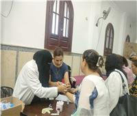 حملة «100 يوم صحة» تقدم خدماتها بكنيسة ماري مينا بكفر الشيخ