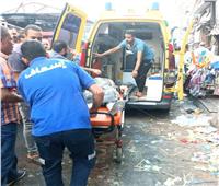 ​مصرع وإصابة 5 أشخاص في انهيار جزئي بعقار شرق الإسكندرية ..صور