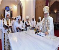  البابا تواضروس يدشن كنيسة بدير "الأنبا بيشوي" بوادي النطرون  