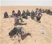 حرس الحدود الليبى ينقذ مهاجرين على الحدود مع تونس