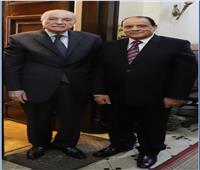 رئيس مجلس القضاء الأعلى يستقبل وزير العدل الأسبق ورئيس نادى قضاة مصر 