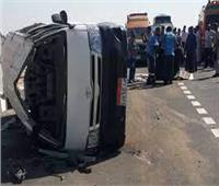 مصرع شخص وإصابة 8 آخرين في انقلاب سيارة على طريق «سفاجا - الغردقة»
