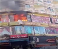 إخماد حريق بمعمل تحاليل طبية في الإسكندرية | صور