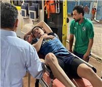 نقل محمد حمدي لاعب بيراميدز إلى المستشفى بعد نهاية مباراة الأهلي 