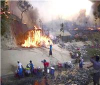 حادث مروع.. «وجبة» تقتل 5 أطفال وتحرق 26 منزلاً