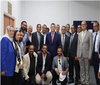 رئيس جامعة عين شمس يفتتح مشروع تطوير مستشفى عين شمس التخصصي 