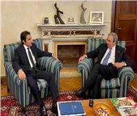 بسام راضي يبحث مع نائب رئيس مجلس الشيوخ الإيطالي العلاقات الثنائية والبرلمانية