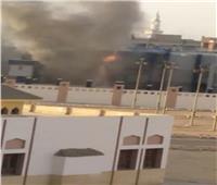 السيطرة على حريق داخل قسم شرطة أول الشيخ زايد