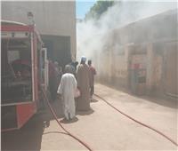 صور | حريق يلتهم مخازن مستشفى دشنا المركزي في قنا