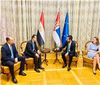 سفير مصر في بلجراد يناقش سبل تطوير العلاقات الاقتصادية مع وزير التجارة الصربي 