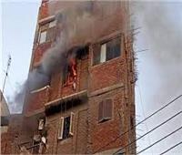 إصابة شخص في حريق اندلع داخل شقة سكنية بإمبابة