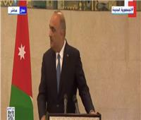 رئيس الوزراء الأردني: تناولنا جهود التكامل في البنية التحتية والربط الكهربائي