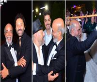  فرحة ورقص سليمان عيد بحفل زفاف نجله |صور 