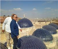 استعدادا لافتتاحه.. وزيري يتفقد أعمال ترميم وتطوير مسجد سليمان باشا الخادم | صور