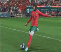 لاعبة مغربية ترتدي الحجاب في لعبة «EA SPORTS FC 24» | شاهد