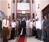 رئيس جامعة الأزهر يلتقي عمداء كليتي اللغة العربية وأصول الدين والدعوة بالمنوفية
