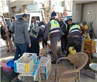 ضبط 175 حالة إشغال و 100 محضر متنوع و30 إنذار فى حملة بالإسكندرية  