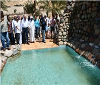 مُحافظ جنوب سيناء يفتتح منطقة حمام موسى بعد تطويرها