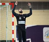 كريم هنداوي رجل مباراة الزمالك ومضر في نصف نهائي البطولة العربية لليد