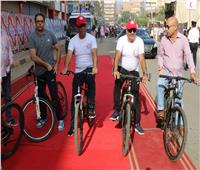 الهلال الأحمر ينظم ماراثون رياضي للدراجات الهوائية بمدينة شبين الكوم