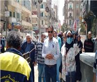 إعدام سلع غذائية فاسدة وإزالة إشغالات خلال حملات رقابية بأحياء الإسكندرية