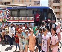 محافظ الإسكندرية يتابع فعاليات مشروع المكتبة المتنقلة لأطفال بشاير الخير| صور