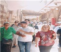 إقبال كبير من السياح على مجمع الأديان بمصر القديمة| صور    
