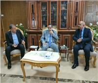 محافظ شمال سيناء يستقبل رئيس مجلس إدارة شركة القناة لتوزيع الكهرباء